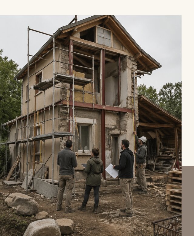 Реконструкция загородного дома под ключ в Норильске от бюро