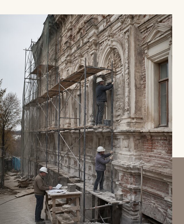 Реставрация объектов культурного наследия под ключ в Норильске
