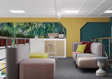 Проект комнаты отдыха в офисе
